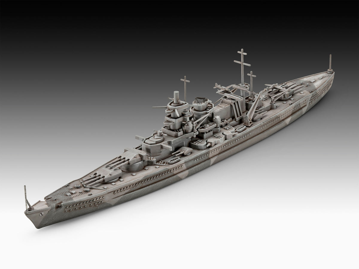 Model Set Battleship Gneisenau
