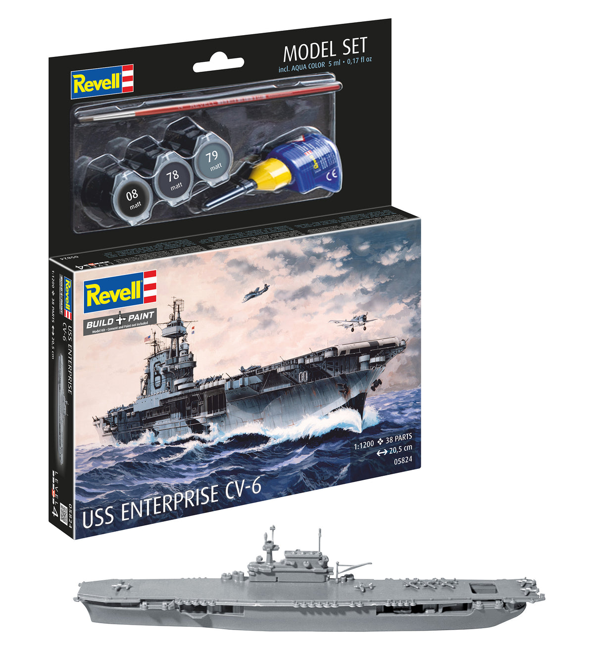 Model Set USS Enterprise CV-6
