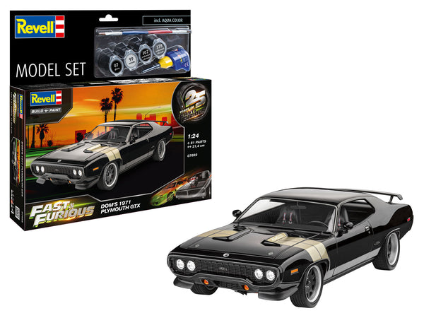 Model Set Fast & Furious - Dominics 1971 Plymouth GTX