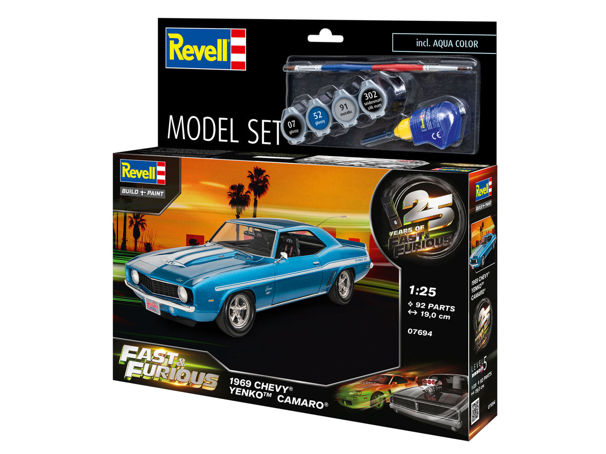 Model Set Fast & Furious 1969 Chevy Camaro Yenko