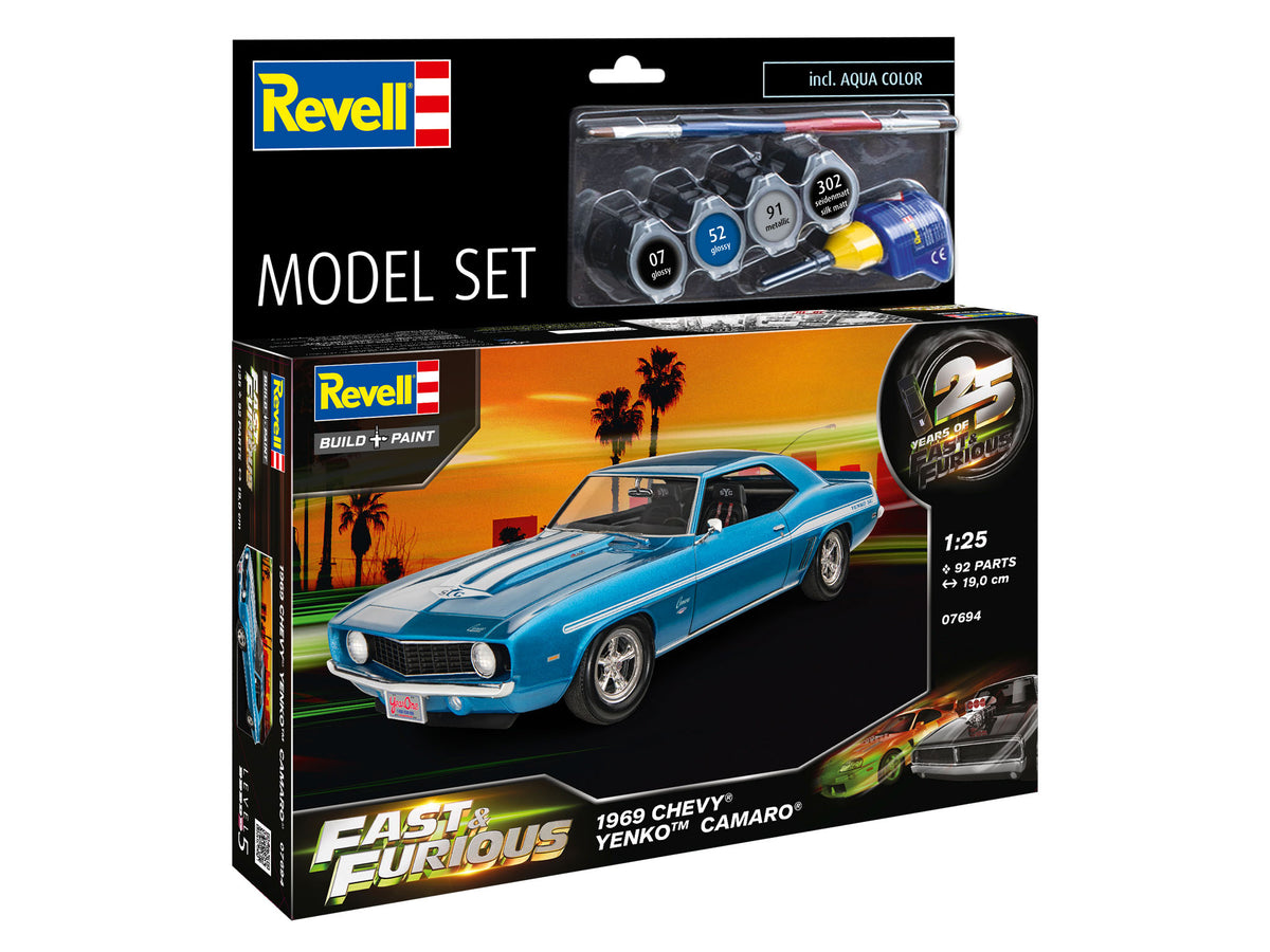 Model Set Fast & Furious 1969 Chevy Camaro Yenko