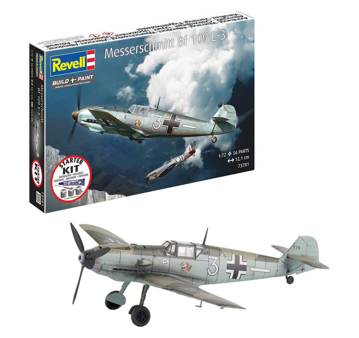 Starter Kit  Messerschmitt Bf109E-3