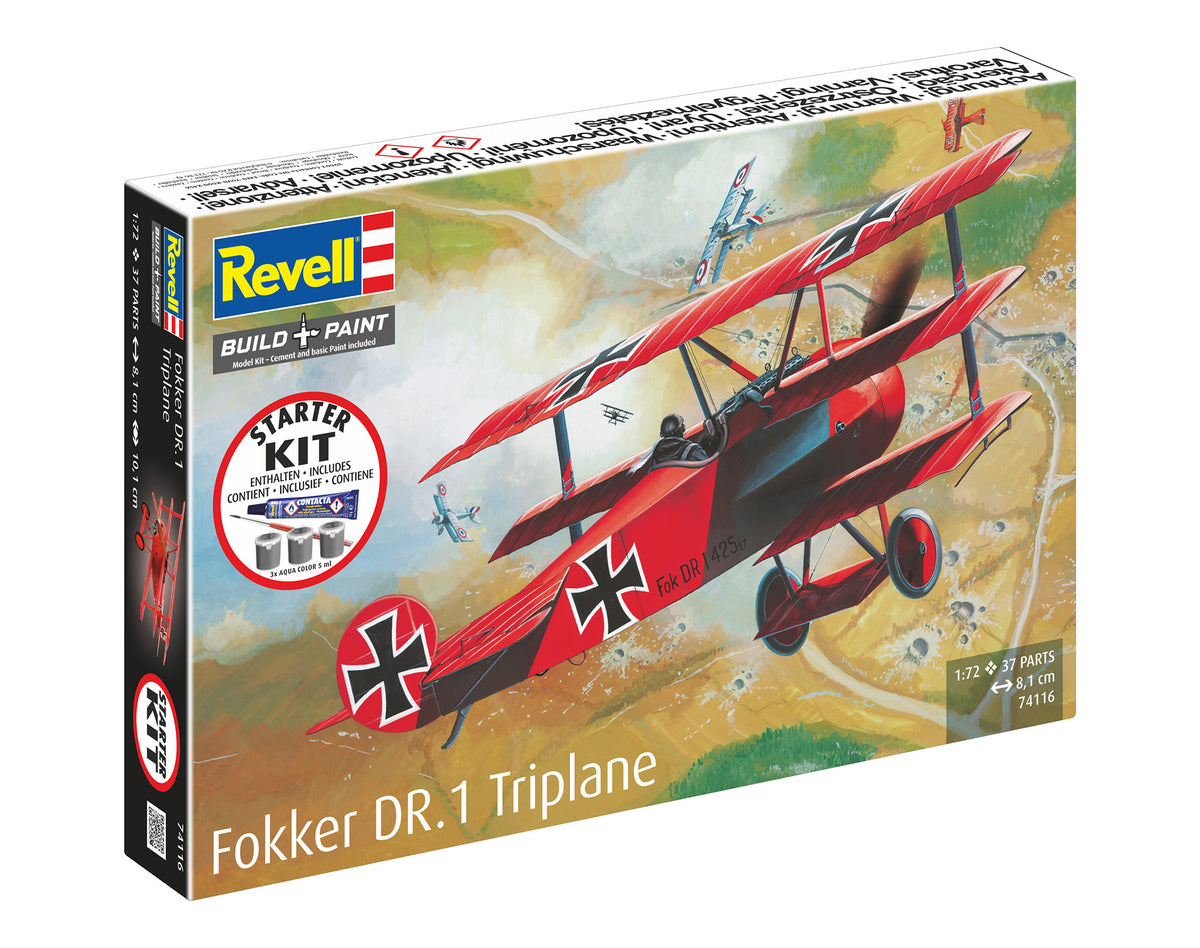 Starter Kit Fokker DR.1 Triplane