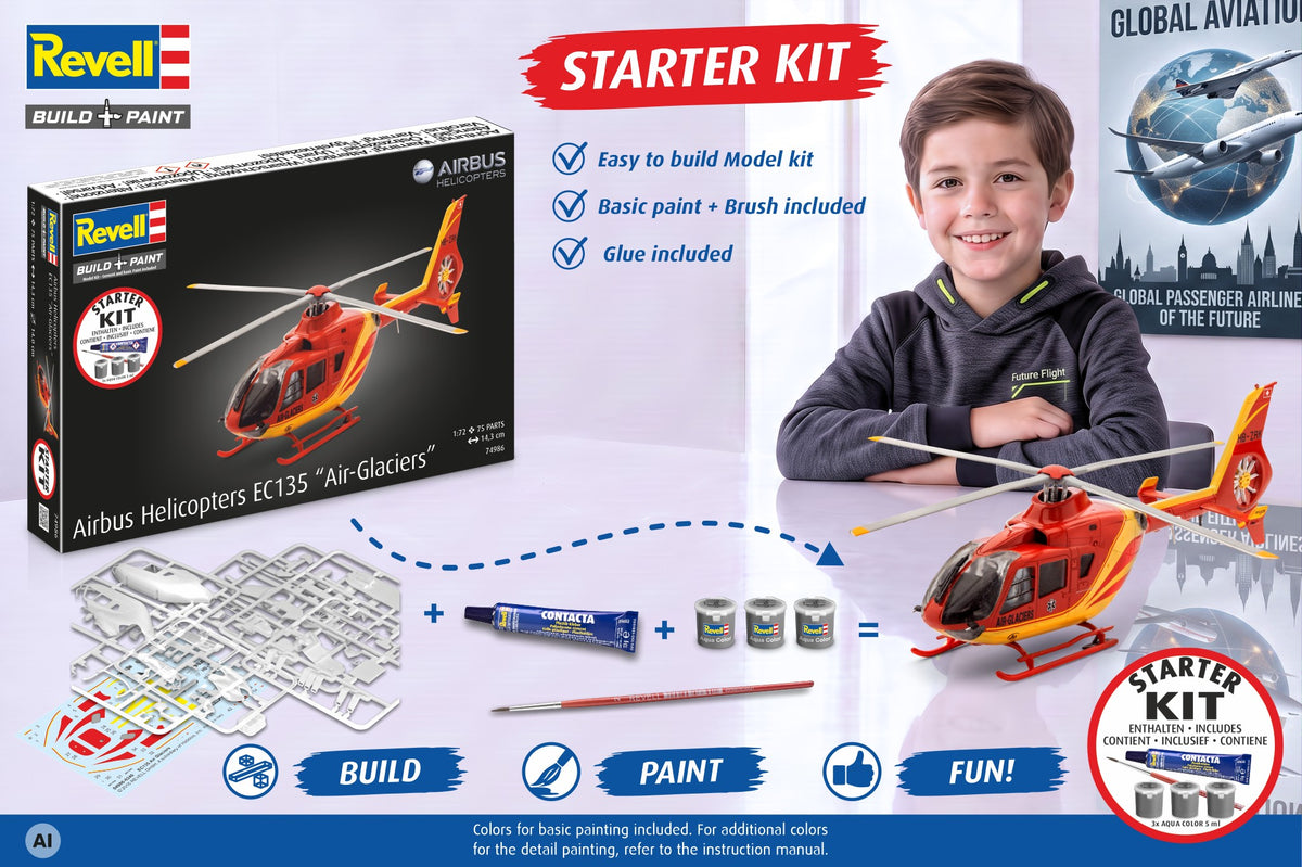 Starter Kit Airbus Helicopters EC135 "Air-Glaciers