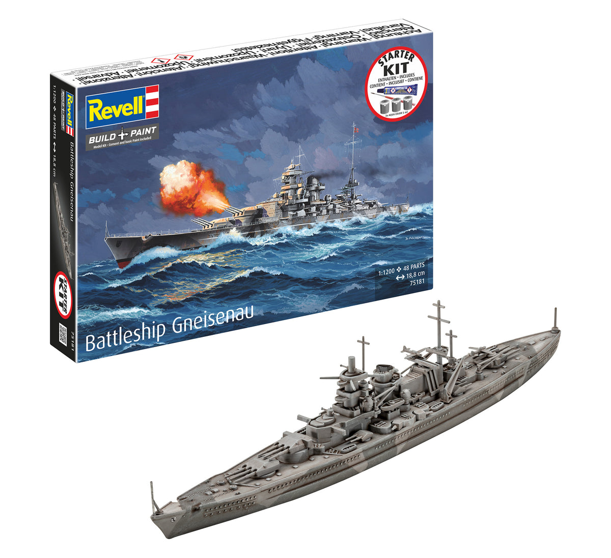 Starter Kit Battleship Gneisenau