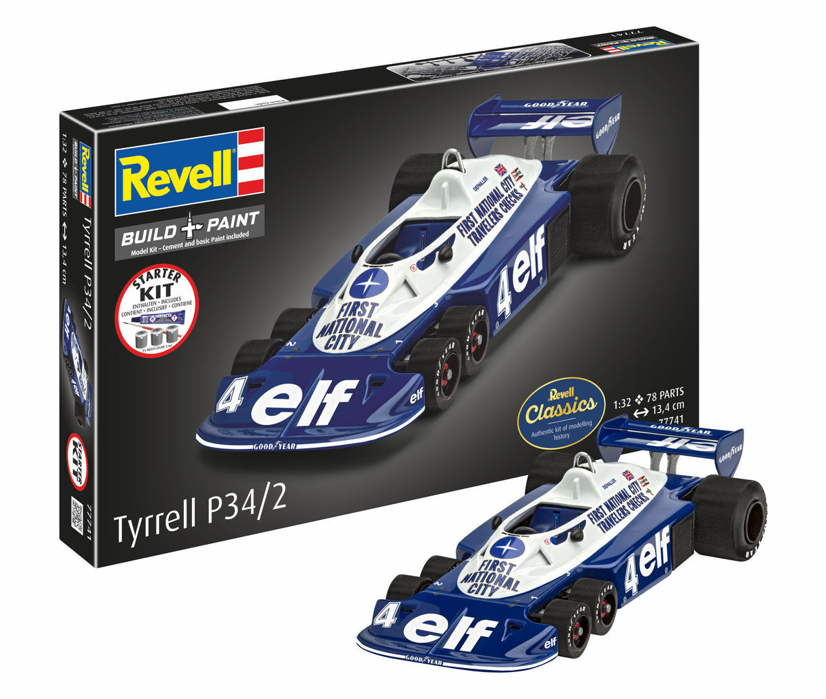 Starter Kit Tyrrell P34/2 6-Wheeler