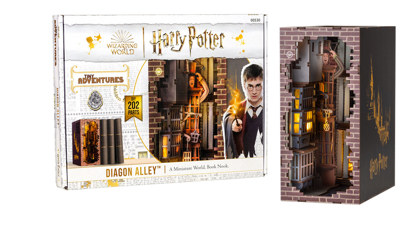 Harry Potter Book Nooks: Magische Miniaturwelten für dein Bücherregal